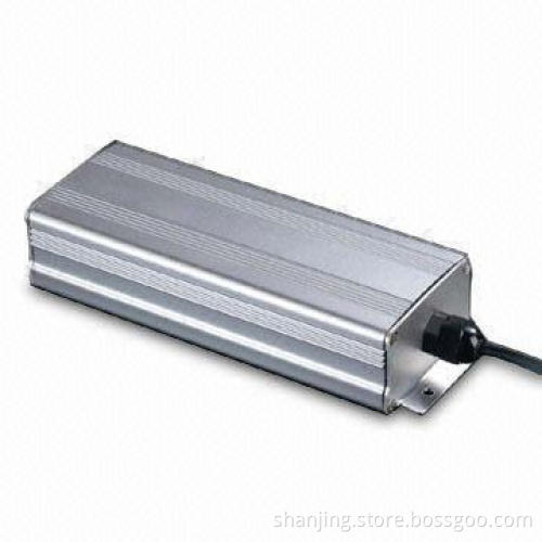 60W Waterproof IP67 AC/DC Adapter with 100 to 240V AC Input Voltage and >0.92 Power Factor for LED